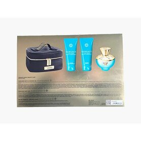 Versace Femme Dylan Turquoise Gift Set EDT 100ML + SG 100ML + BG 100ML + small Beauty Case