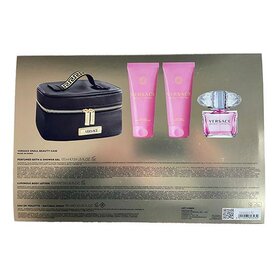 Versace Bright Crystal Gift Set EDT 90ML + SG 100ML + BL 100ML + small Beauty Case