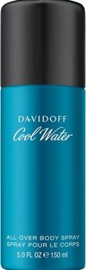 MULTI BUNDEL 3 stuks Davidoff Cool Water Man Body Spray 150 ml=450ml