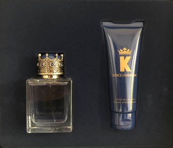 Dolce & Gabbana K Gift set 50 ml eau de toilette Spray  + 50 ml aftershave balm + 50 ml Shower Gel 