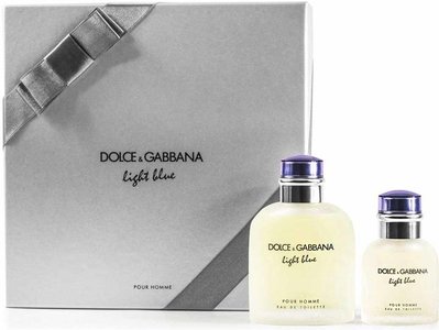 Dolce & Gabbana Light Blue Pour homme gift set 125 ml eau de toilette Spray + 40 ml eau de toilette Spray