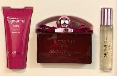 Salvatore Ferragamo Signorina Ribelle Gift Set 100 ml eau de parfum + 10 ml edp mini + 50 ml body lotion