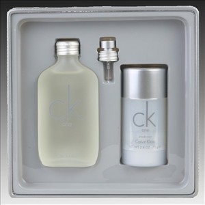 Ck One gift set 100 ml eau de toilette + 75 ml deodorant stick