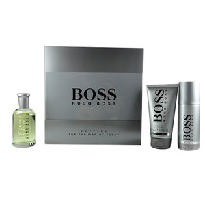 Hugo Boss Bottled gift set 100ml eau de toilette + 100ml gel douche + 150ml deodorant spray