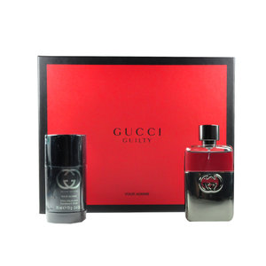 Gucci Guilty pour homme gift set 90ml eau de toilette +75ml deodorant stick