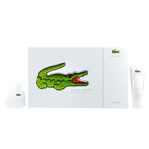 Lacoste L.12.12 Blanc Gift Set 30ml eau de toilette + 50ml  shower gel