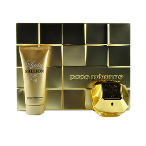 Paco Rabanne Lady Million gift set 80 ml eau de parfum + 100 ml body lotion