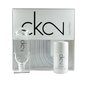 Calvin Klein CK2 gift set 100ml eau de toilette + 75ml deodorant stick