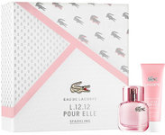 Lacoste L.12.12 Pour Elle Sparkling Gift Set 90ml EDT Spray + 150ml Shower Gel